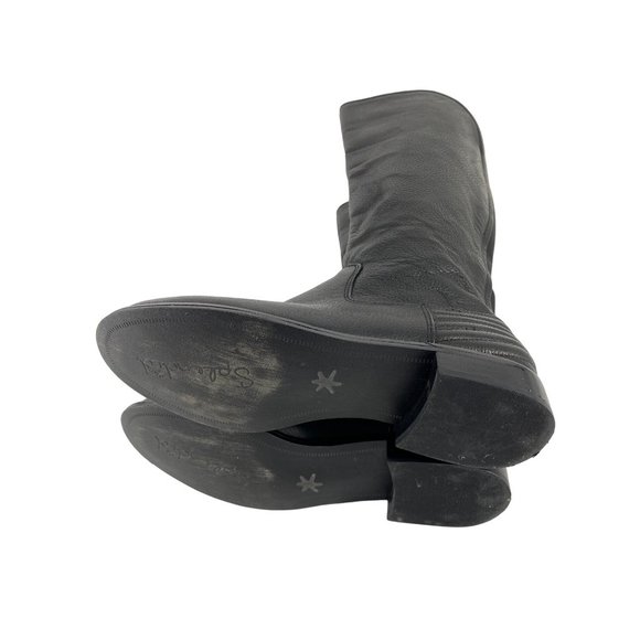 Women's Splendid Oakville Black Leather Elastic Back Boots Size 6M - Picture 5 of 5